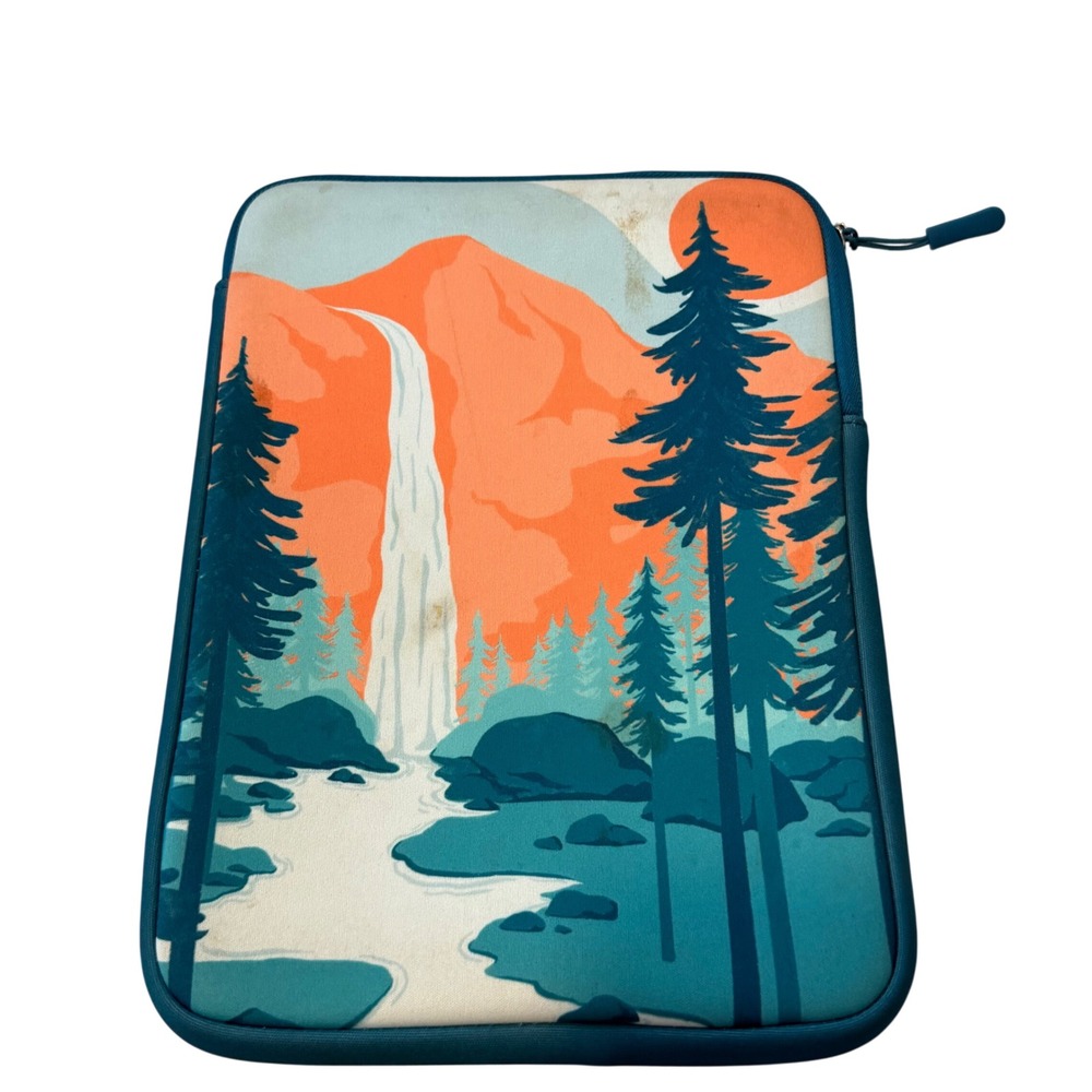 Barnes & Noble National Park Retro Neoprene Tablet E-Reader Sleeve 8-10 Inch